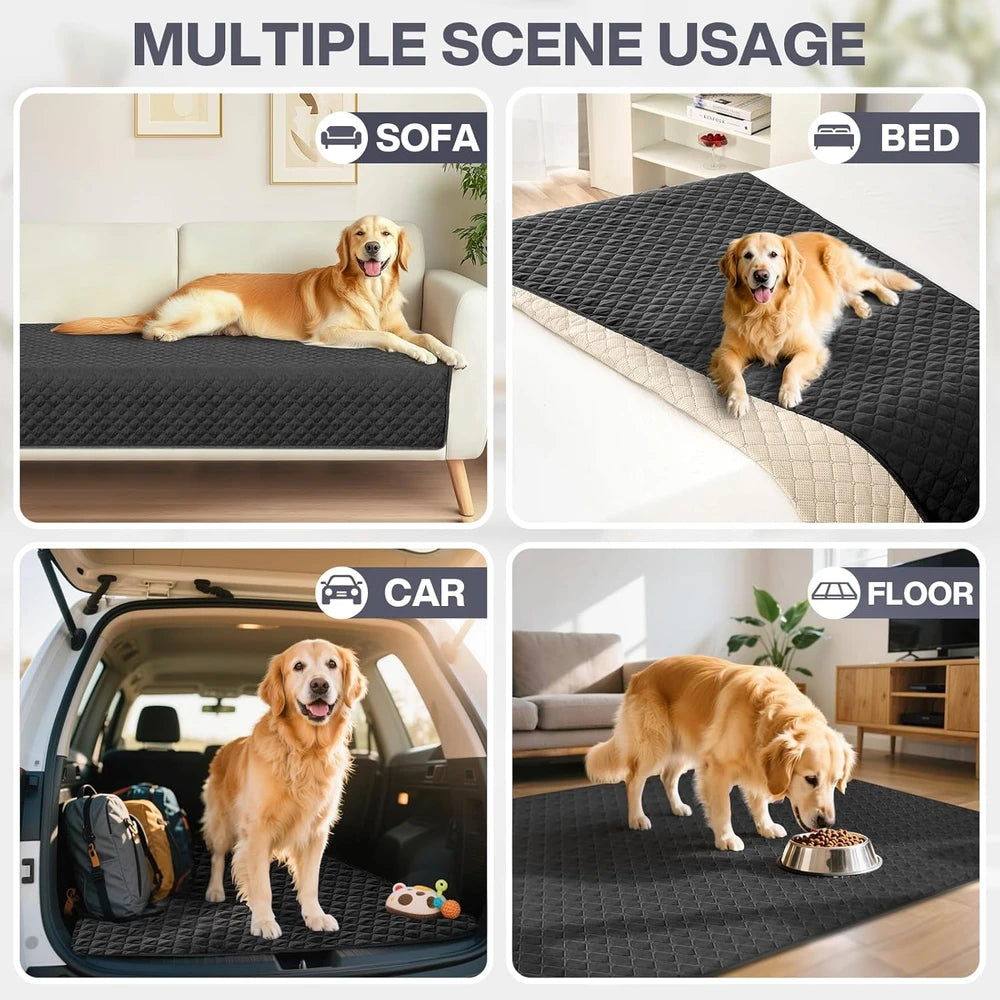 Waterproof Pet Blanket Black